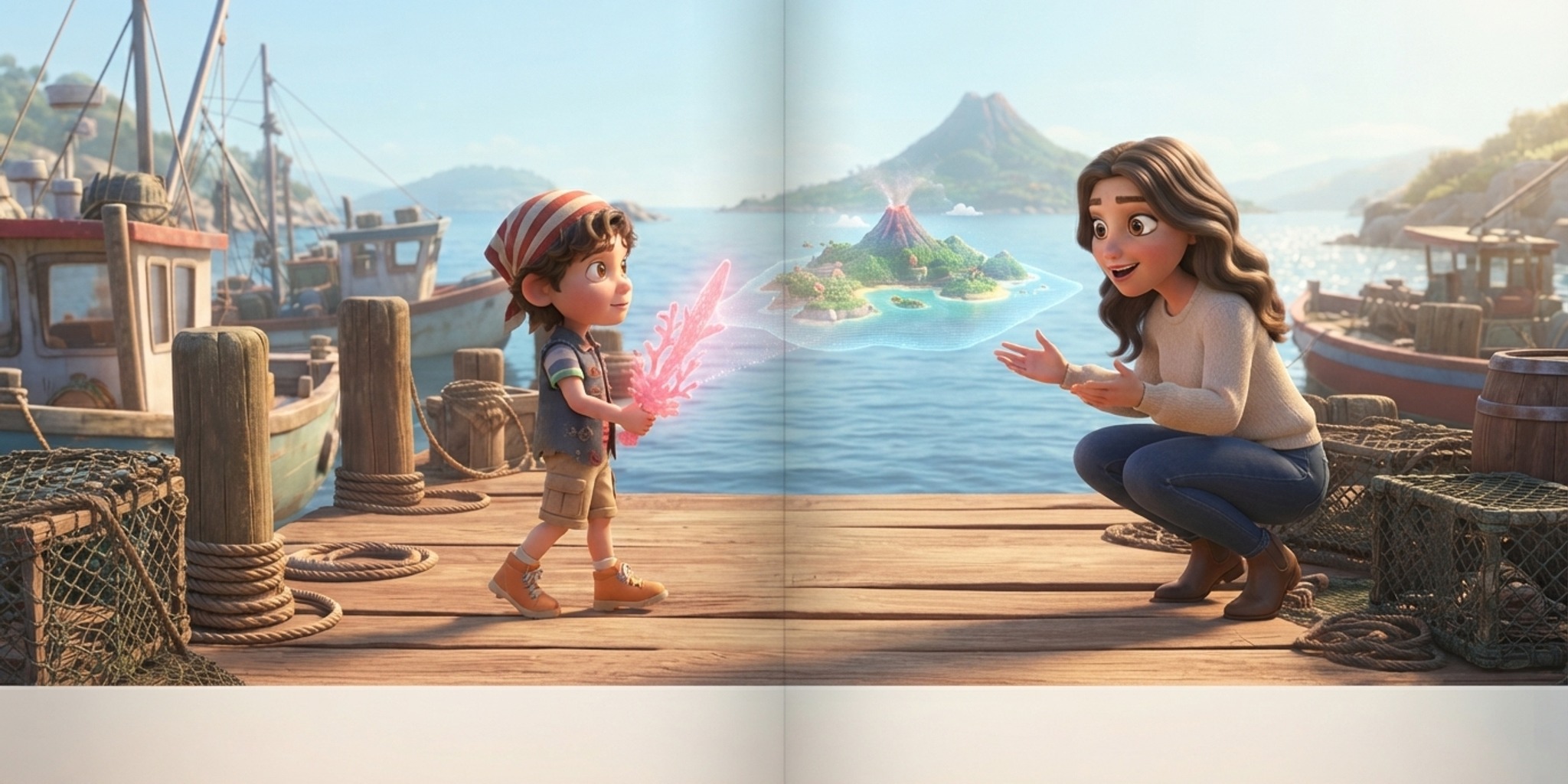 Livre personnalisé pirate pour enfant — illustration 2